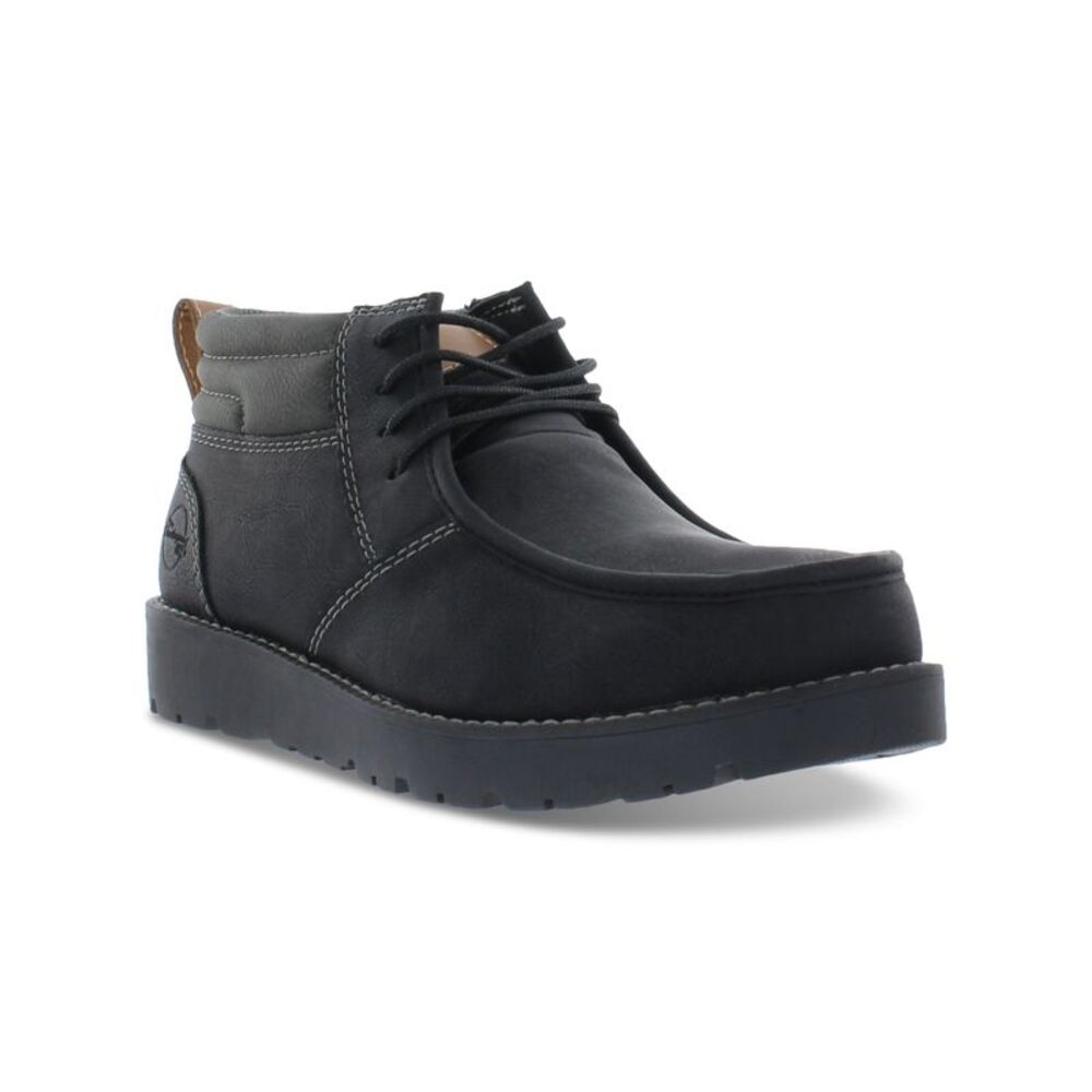 WEATHERPROOF VINTAGE Mens Black Comfort Round Toe Lace-Up Chukka Boots 13 M